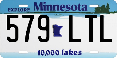 MN license plate 579LTL