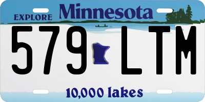 MN license plate 579LTM