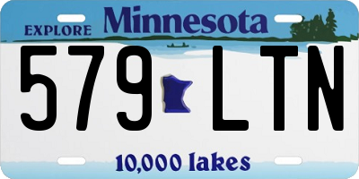 MN license plate 579LTN