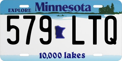 MN license plate 579LTQ
