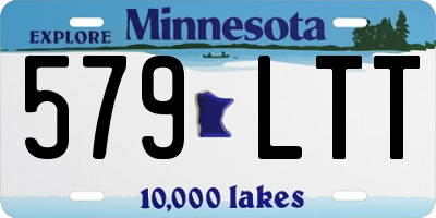 MN license plate 579LTT