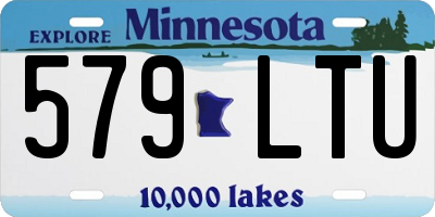 MN license plate 579LTU