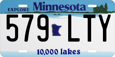 MN license plate 579LTY