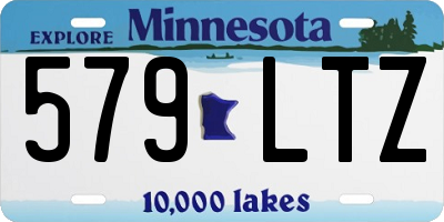 MN license plate 579LTZ