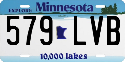 MN license plate 579LVB