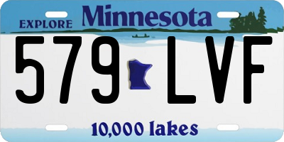 MN license plate 579LVF