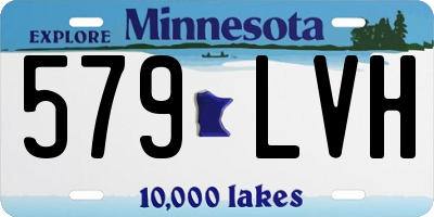 MN license plate 579LVH