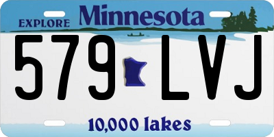 MN license plate 579LVJ