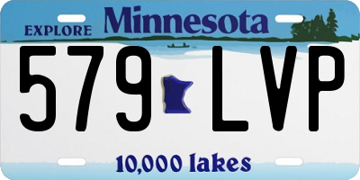 MN license plate 579LVP
