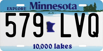 MN license plate 579LVQ