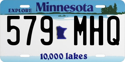 MN license plate 579MHQ