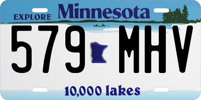 MN license plate 579MHV