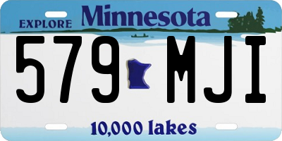 MN license plate 579MJI