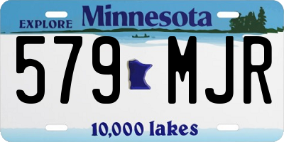 MN license plate 579MJR