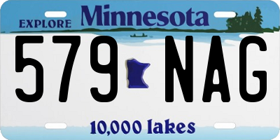 MN license plate 579NAG