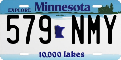 MN license plate 579NMY