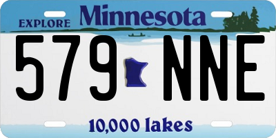 MN license plate 579NNE
