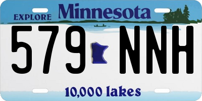 MN license plate 579NNH