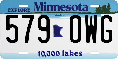 MN license plate 579OWG
