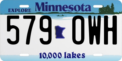 MN license plate 579OWH