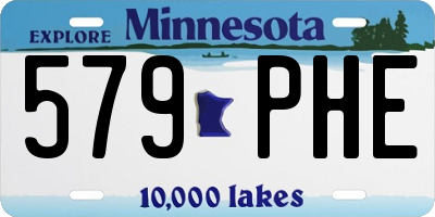 MN license plate 579PHE