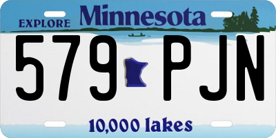MN license plate 579PJN