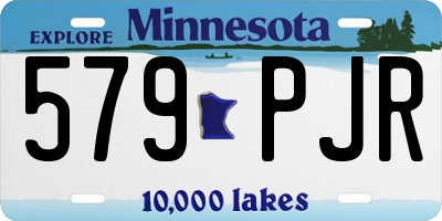 MN license plate 579PJR