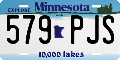 MN license plate 579PJS