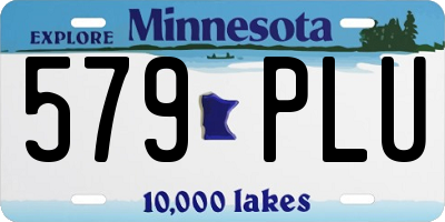 MN license plate 579PLU