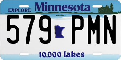 MN license plate 579PMN