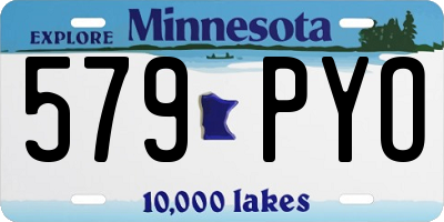 MN license plate 579PYO