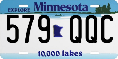 MN license plate 579QQC