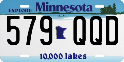 MN license plate 579QQD