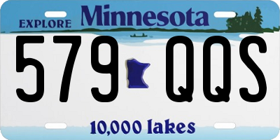 MN license plate 579QQS