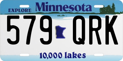 MN license plate 579QRK