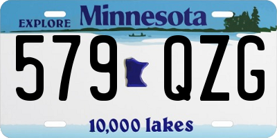 MN license plate 579QZG