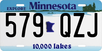 MN license plate 579QZJ