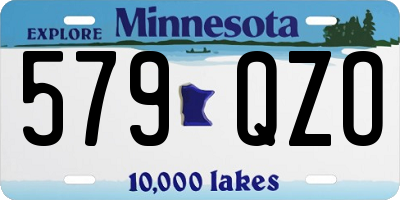 MN license plate 579QZO