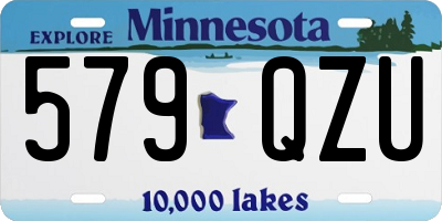 MN license plate 579QZU