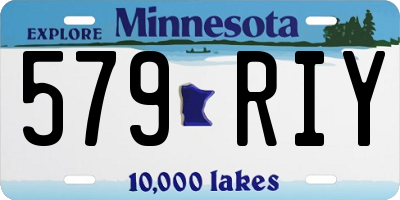 MN license plate 579RIY
