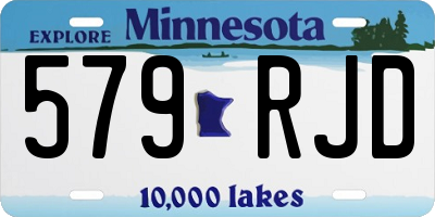 MN license plate 579RJD
