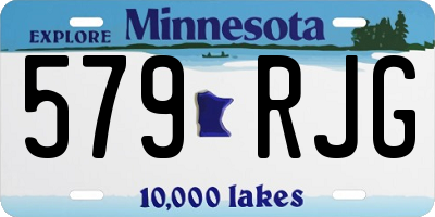 MN license plate 579RJG