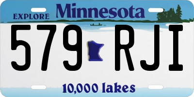 MN license plate 579RJI