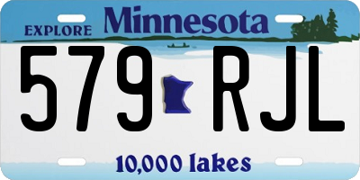 MN license plate 579RJL