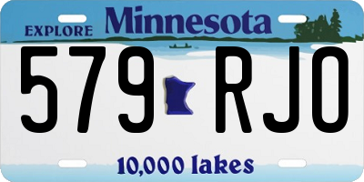 MN license plate 579RJO