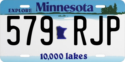 MN license plate 579RJP