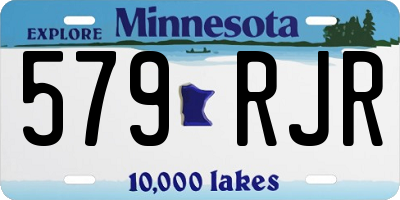 MN license plate 579RJR