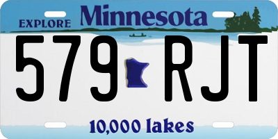 MN license plate 579RJT
