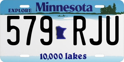 MN license plate 579RJU