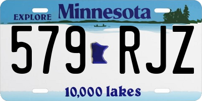 MN license plate 579RJZ